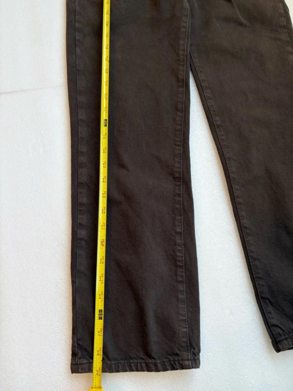 Zara Straight Leg Jeans in Dark Brown - Picture 9 of 13